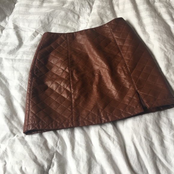 Forever 21 leather skirt - Picture 1 of 3